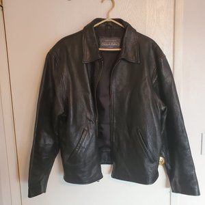 Men's Boutique of Leathers Black Leather Jacket